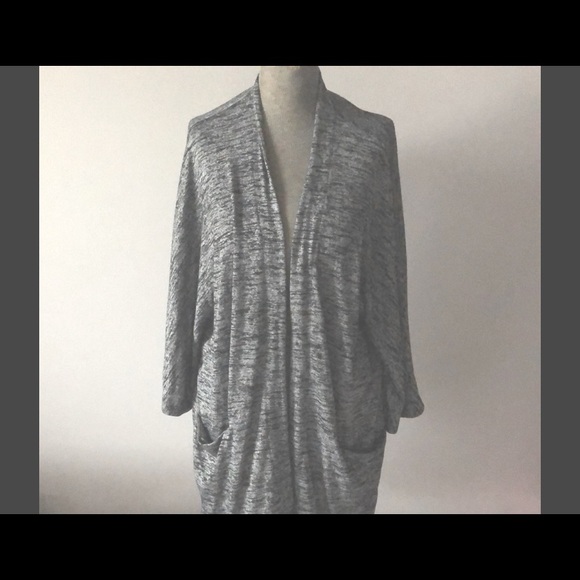 Aritzia Wilfred free large cardigan grey heather